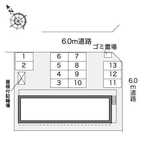 ハムズ(31053)の駐車配置図