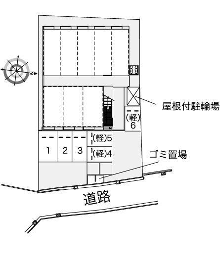 暖家(42311)の駐車配置図