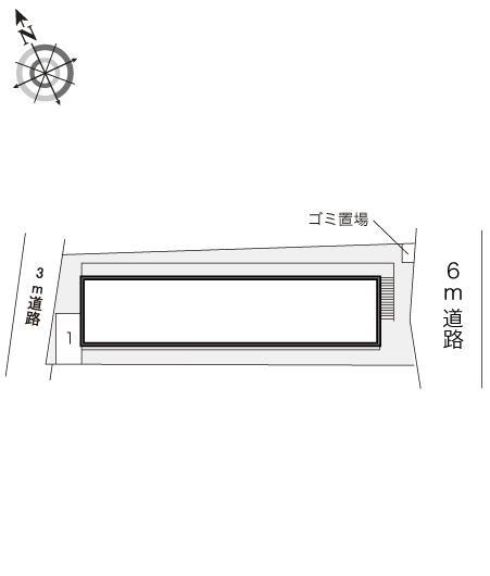 南江口(17303)の駐車配置図