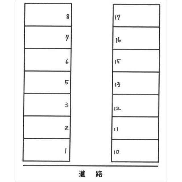 成パーキングの駐車配置図