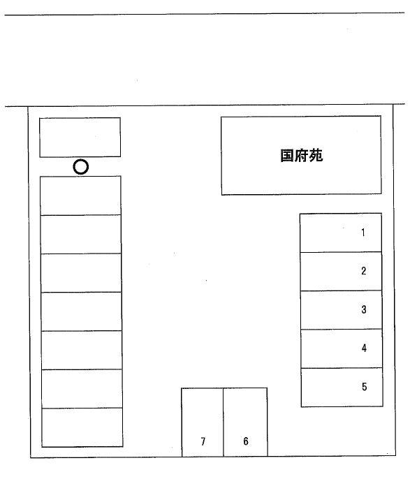 府中パーキングの駐車配置図