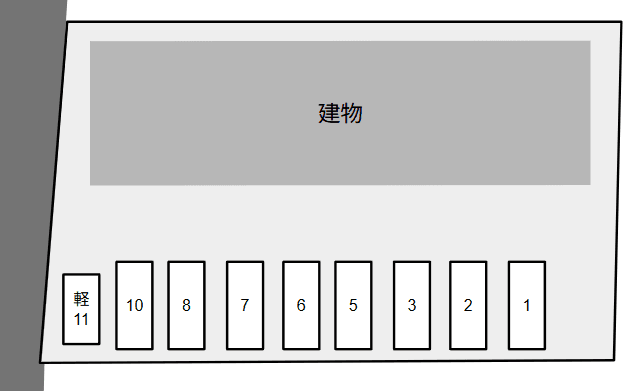フォンテーヌの駐車配置図
