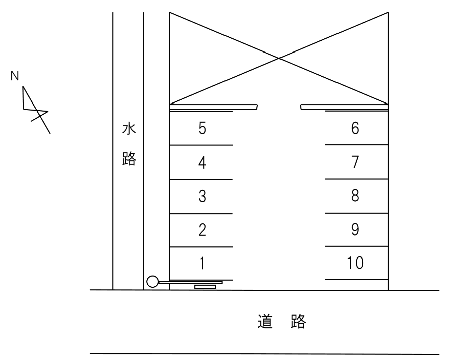 TP008 宮廻Z - Touchiの駐車配置図