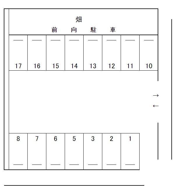 J-299の駐車配置図