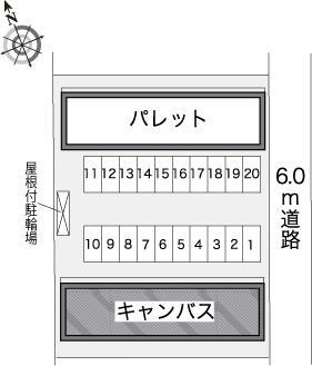 パレット(20936)の駐車配置図