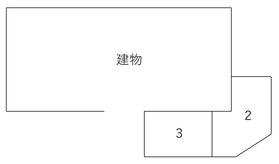 ハイネスU駐車場の駐車配置図