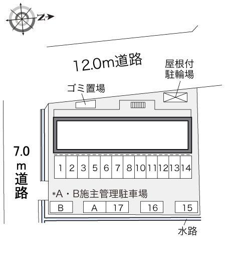 しまざき(34543)の駐車配置図