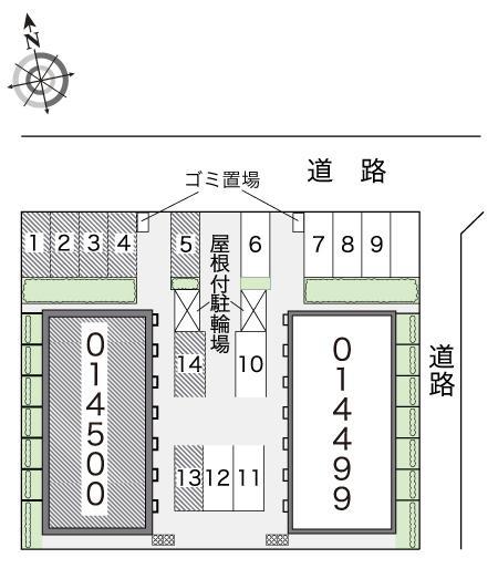 ＹＡＭＡＤＡｔｗｏ(14500)の駐車配置図
