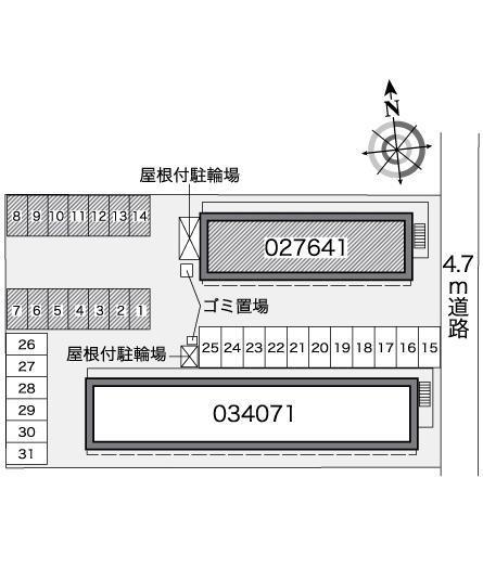 サニーふじ(27641)の駐車配置図