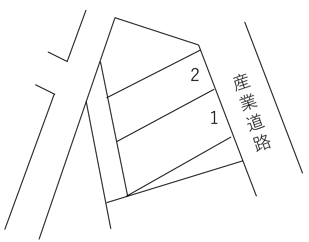 草加駐車場の駐車配置図