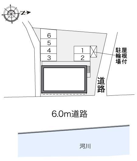 金岡東町(34602)の駐車配置図