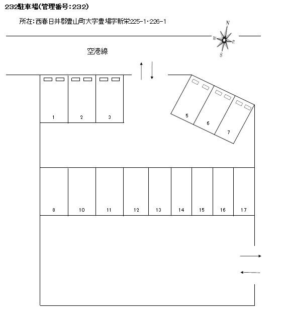 J-232の駐車配置図