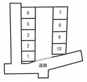 千鳥荘ガレージの駐車場