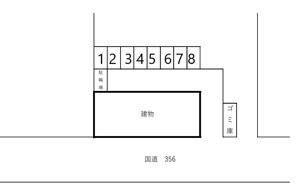 ルミナスソラーレの駐車配置図