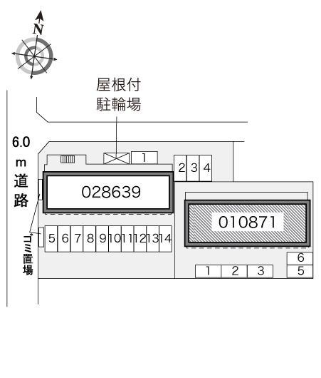 城南(10871)の駐車配置図