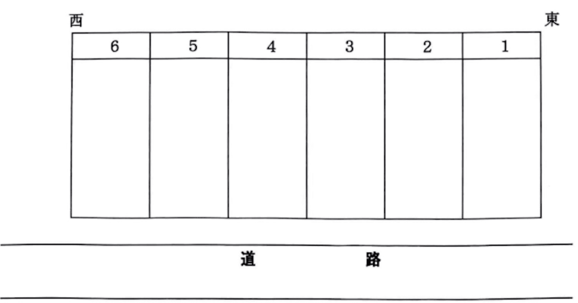 富塚町第２　鈴木Pの駐車配置図
