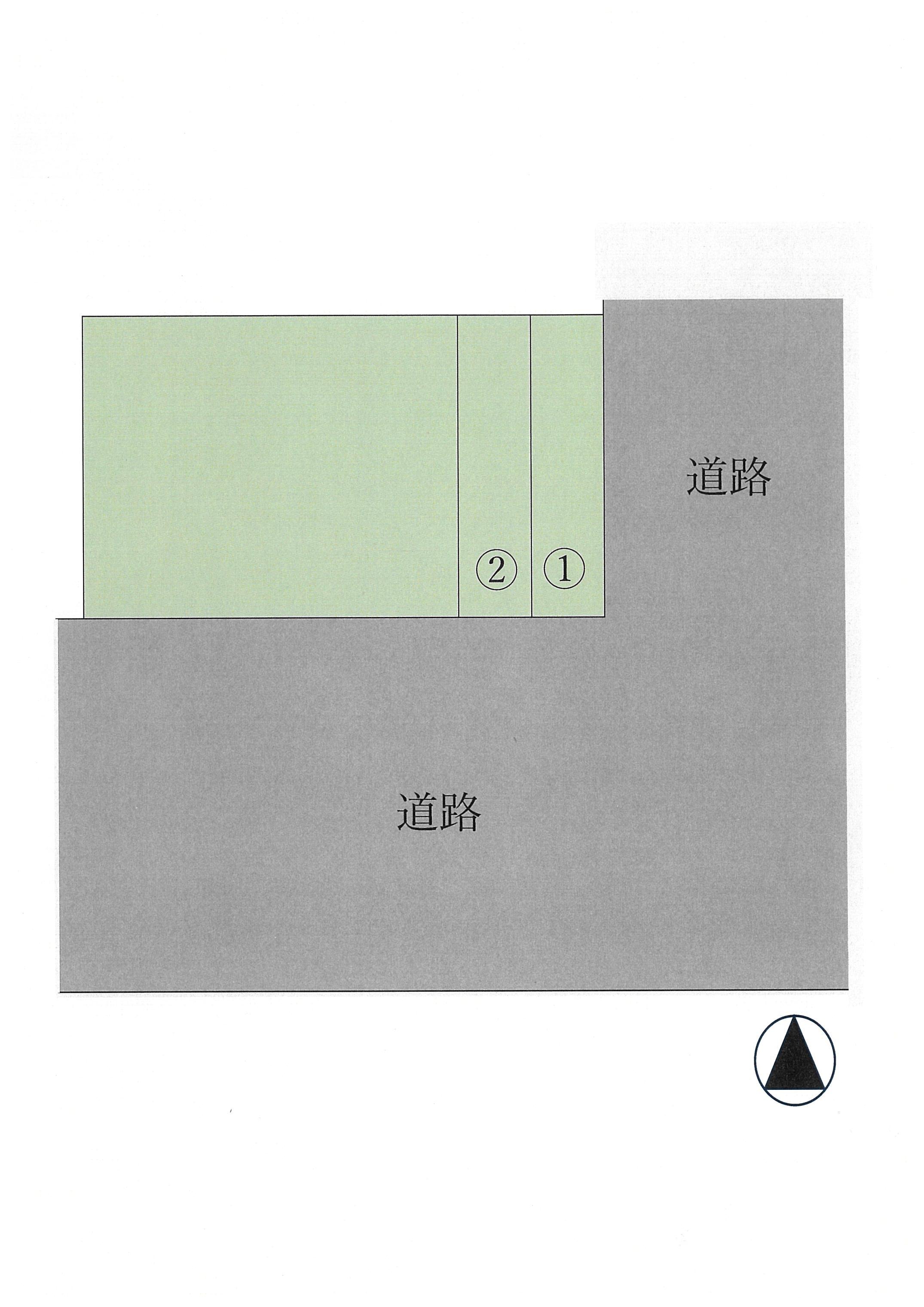 長戸井町・安井パーキング№２【喫茶モリ横】の駐車配置図
