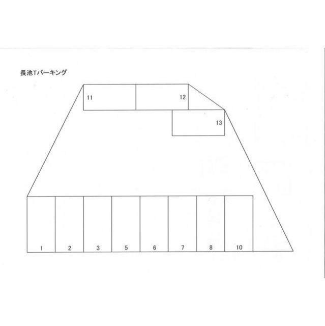長池Tパーキングの駐車配置図