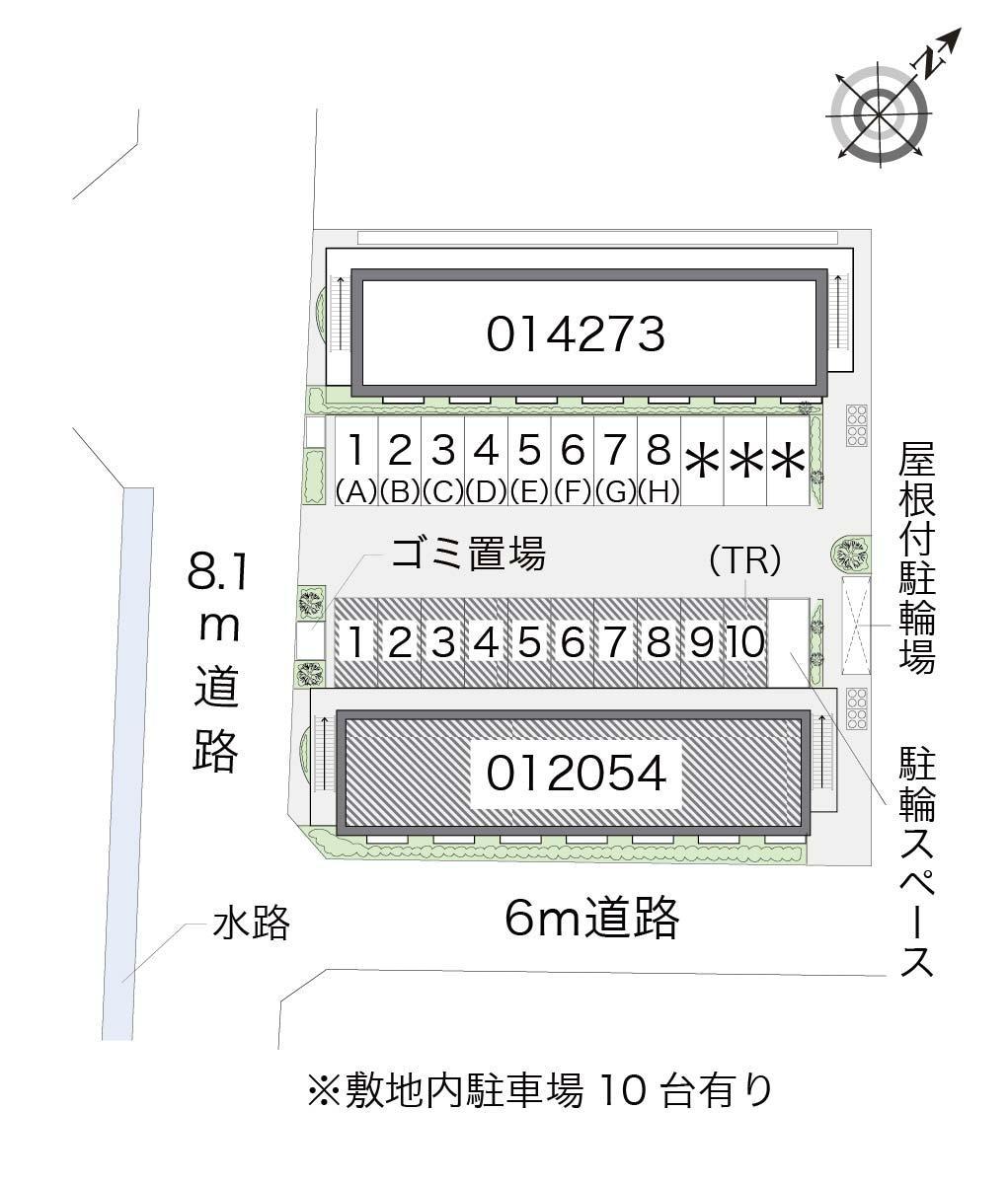 セントラル(12054)の駐車配置図