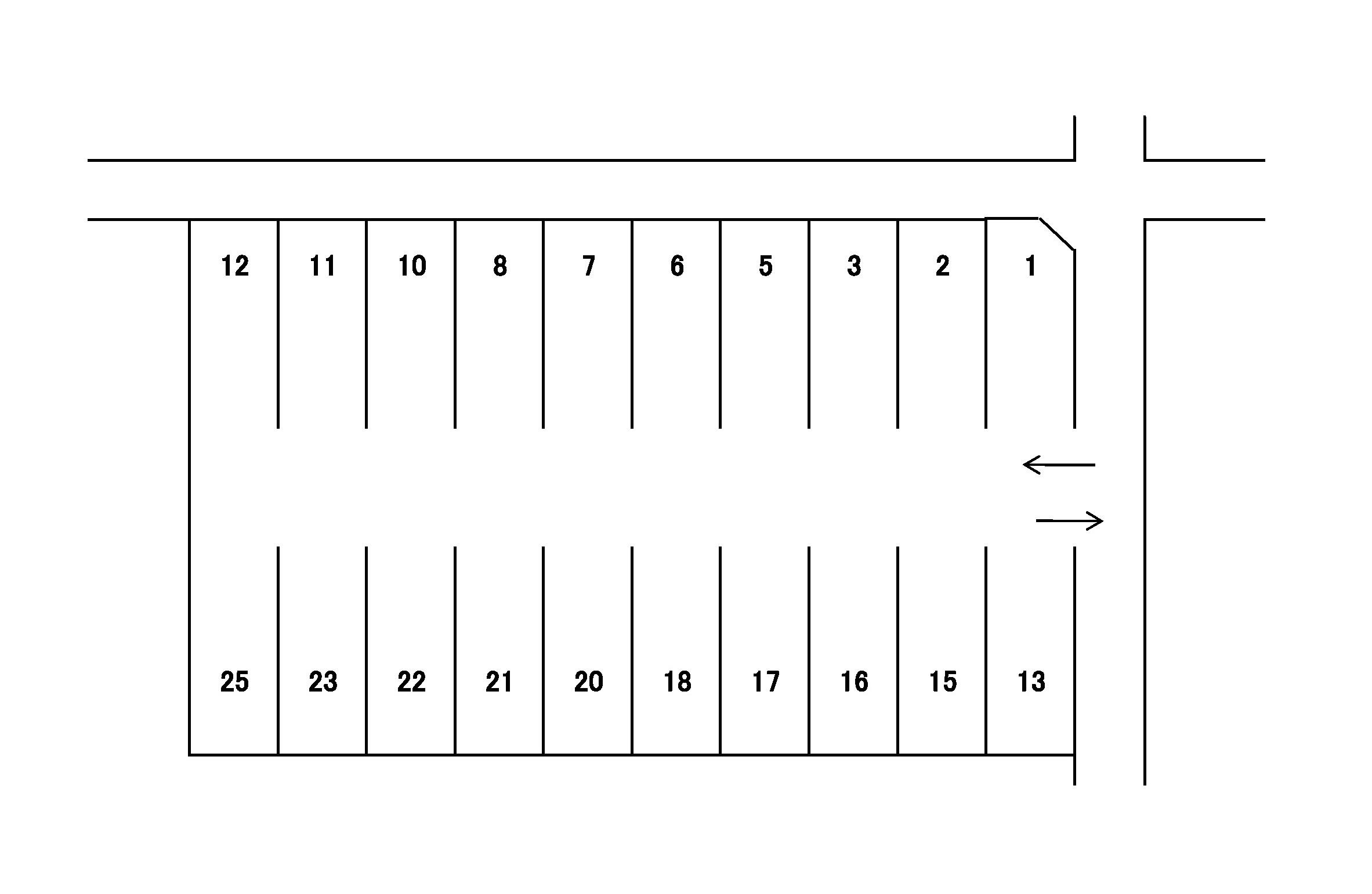 J-142の駐車配置図