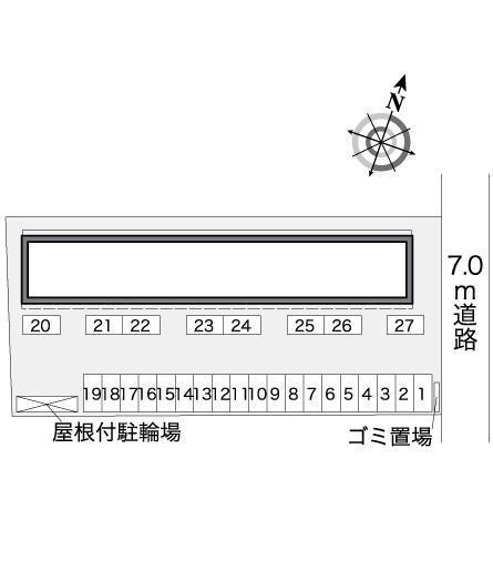 楠の香(36183)の駐車配置図