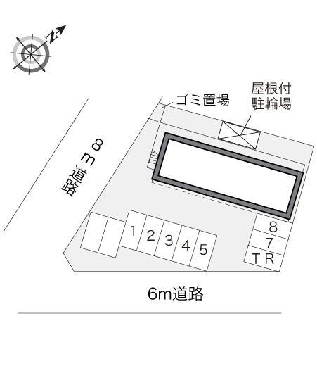 高倉(15313)の駐車配置図