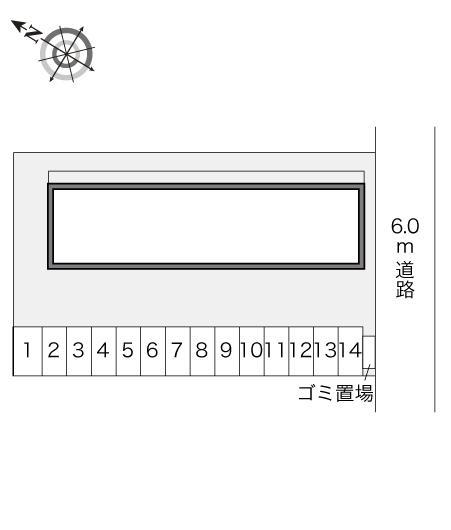 ＫＯＳＭＯＳ(20791)の駐車配置図
