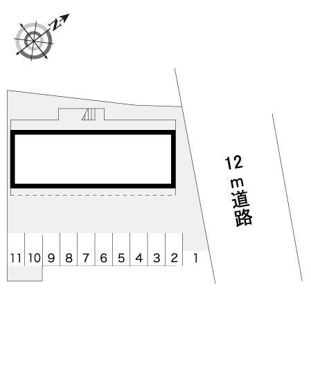 インフィールド(8464)の駐車配置図