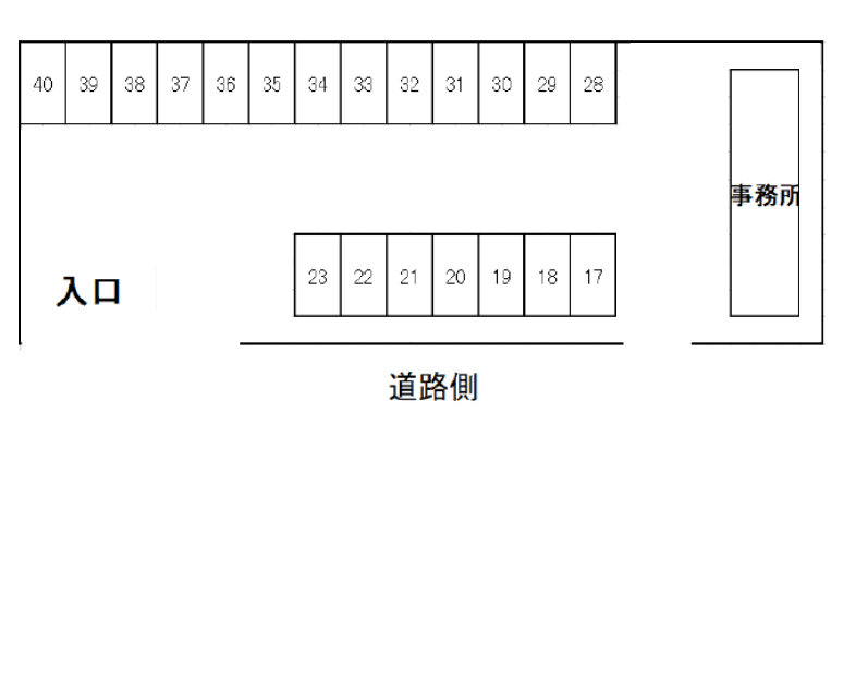 パーキング樹Ⅱの駐車配置図