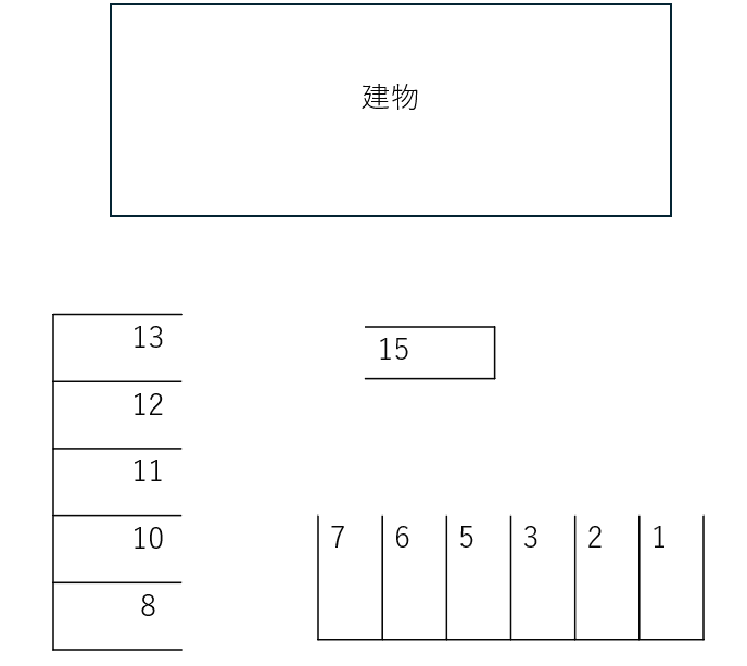 ＭＡＩＳＯＮＥＴＴＥ６の駐車配置図