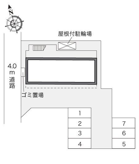 アベニール(24893)の駐車配置図