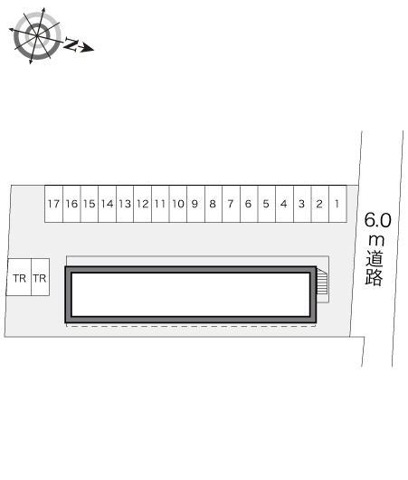 ＷＥＳＴ　ＣＯＵＲＴ(18993)の駐車配置図
