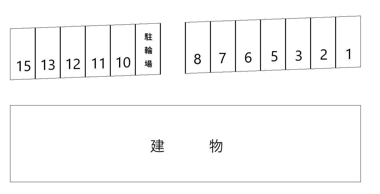 60029BELLE DEMEURE Aの駐車配置図