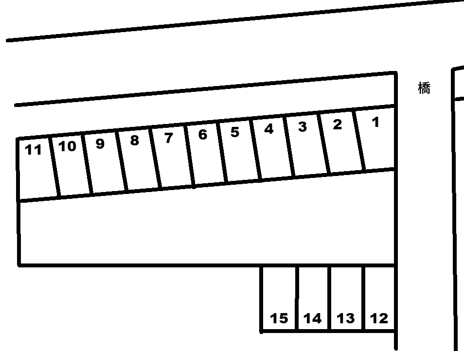 スマイルパーク22号の駐車配置図