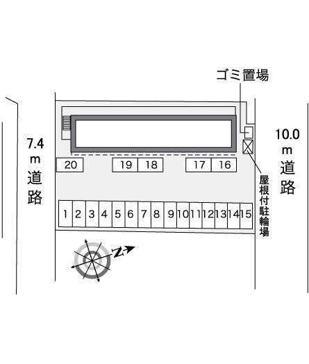 小川(30127)の駐車配置図