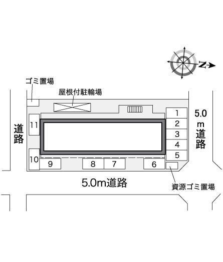 本陣(39396)の駐車配置図