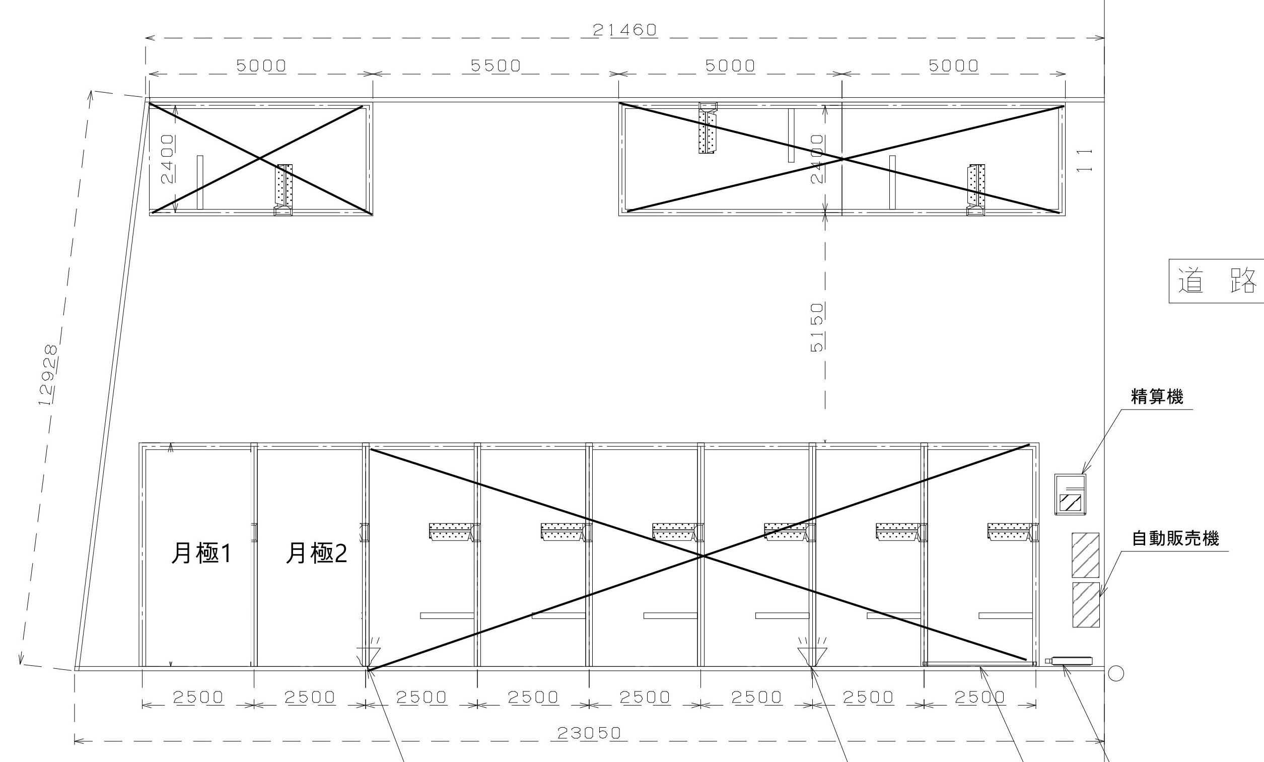 エコロパーク長吉出戸第1の駐車配置図
