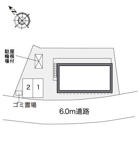 アミティエⅡ(32093)の駐車配置図
