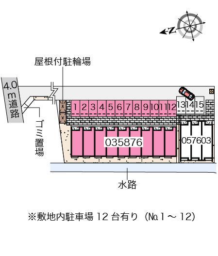 ｉ　ｔ　ｏ(35876)の駐車配置図