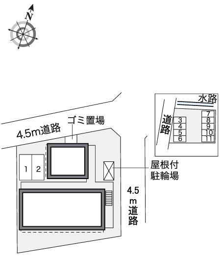 白山高木(40581)の駐車配置図