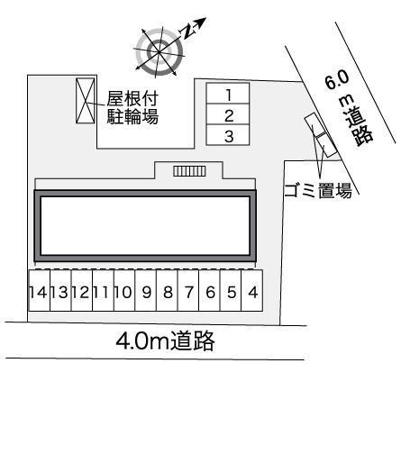 アクア(35385)の駐車配置図