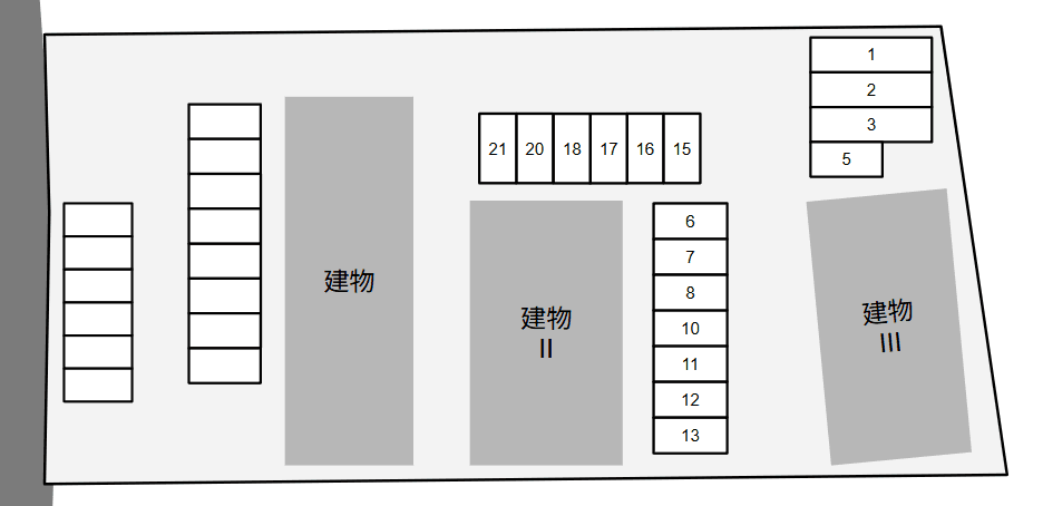 Belle　LumiereⅢの駐車配置図