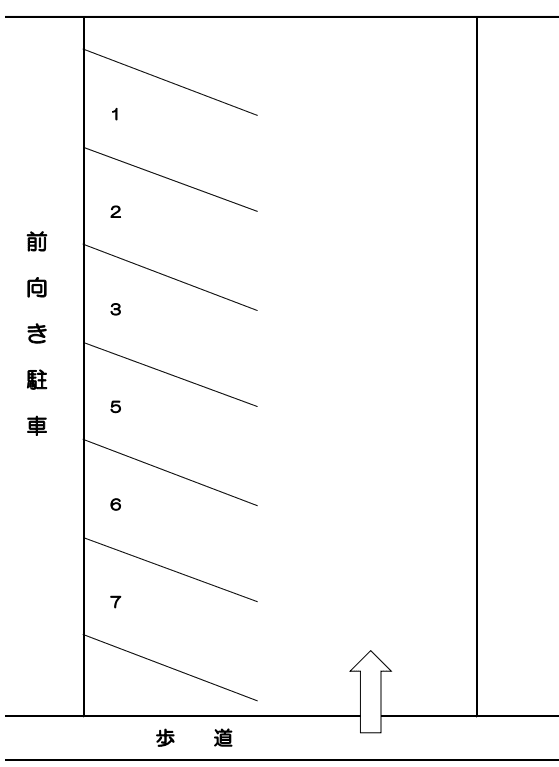 ８６５の駐車配置図
