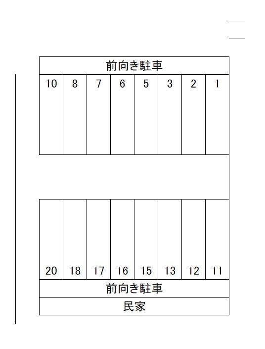 J-272の駐車配置図