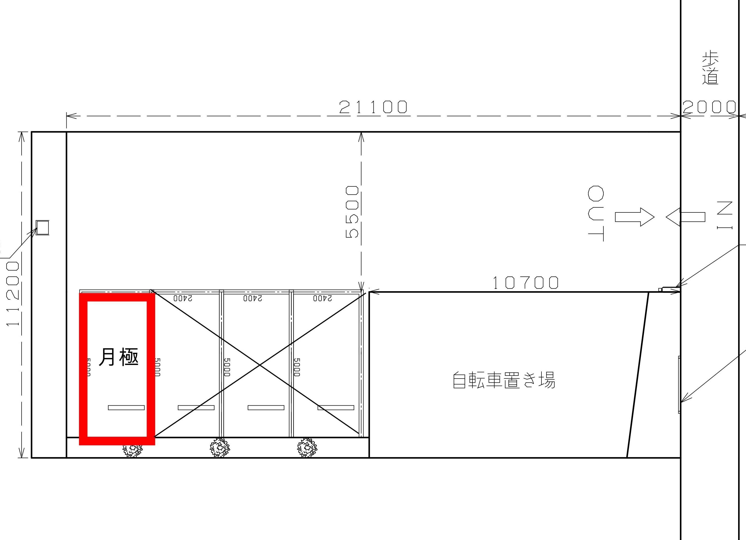 エコロパーク 堅田駅前第１の駐車配置図