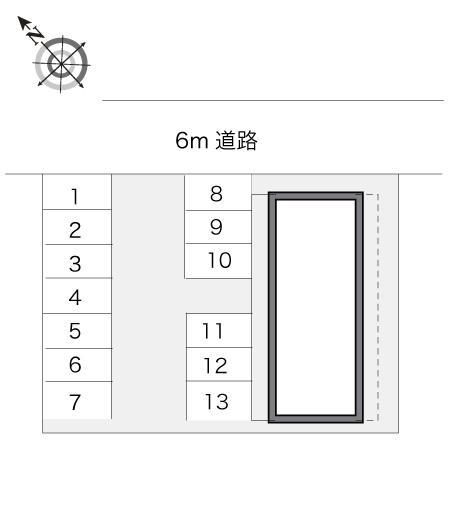 ひまわり(10846)の駐車配置図