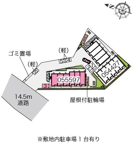 ヴィラージュ碧水Ⅱ(55597)の駐車配置図