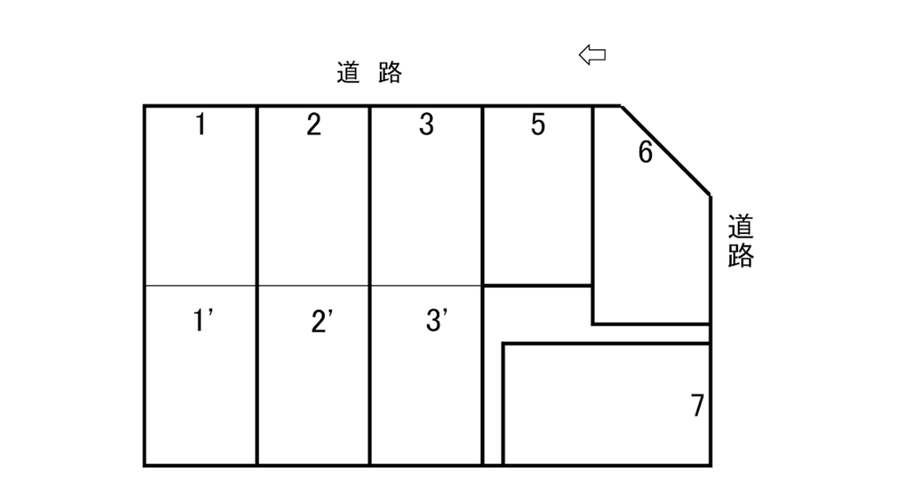 ＶＩＶＩＤ植田の駐車配置図