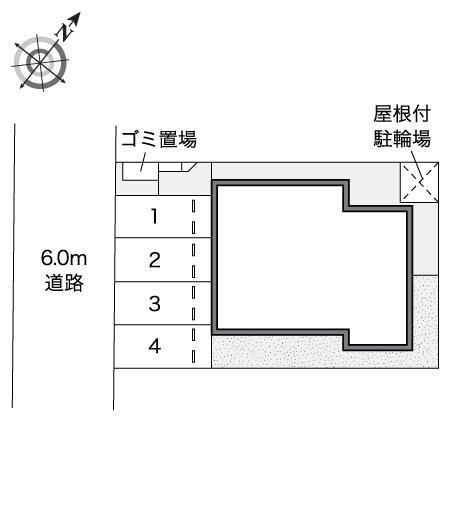 Ｋ(51617)の駐車配置図
