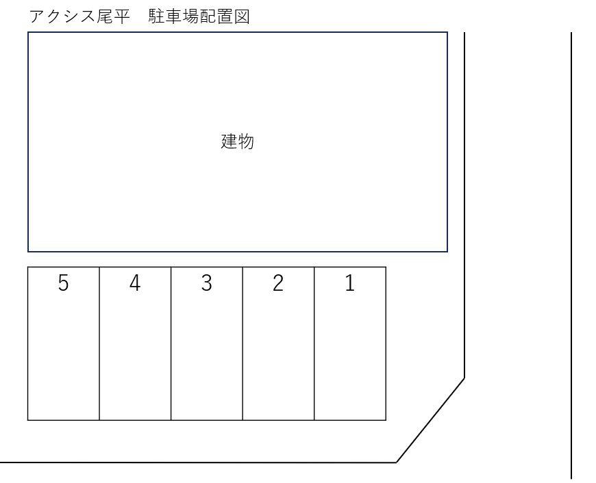 アクシス尾平の駐車配置図